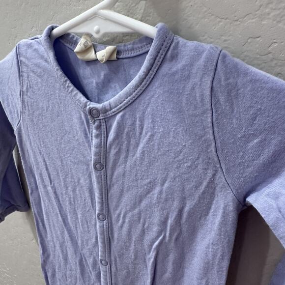 Kyte Baby Lilac Snap Footie Pajamas - Picture 2 of 7